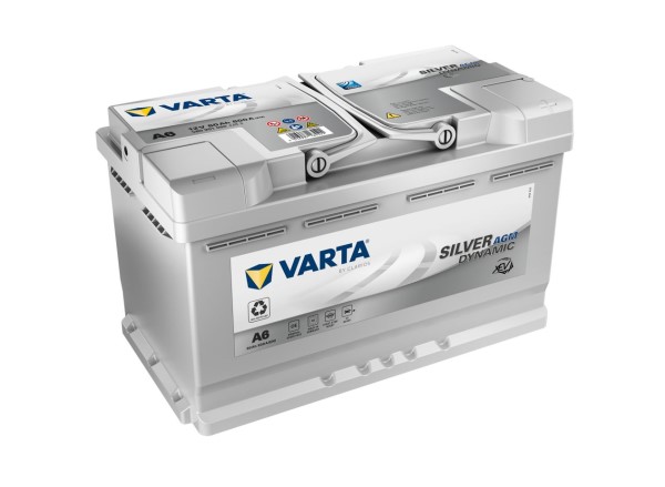 Akumulators VARTA Silver Dynamic xEV AGM A6 12V 80Ah 800A(EN) 315x175x190 0/1